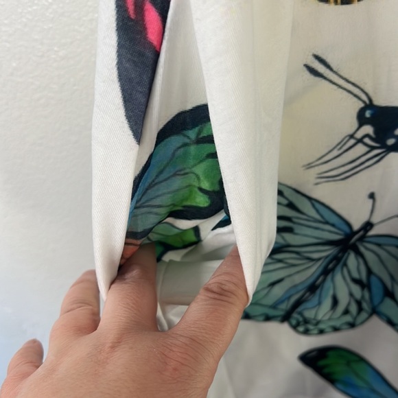 NWOT Amazon Mini Butterfly Tshirt Dress with Pockets sz M/L - Picture 4 of 5